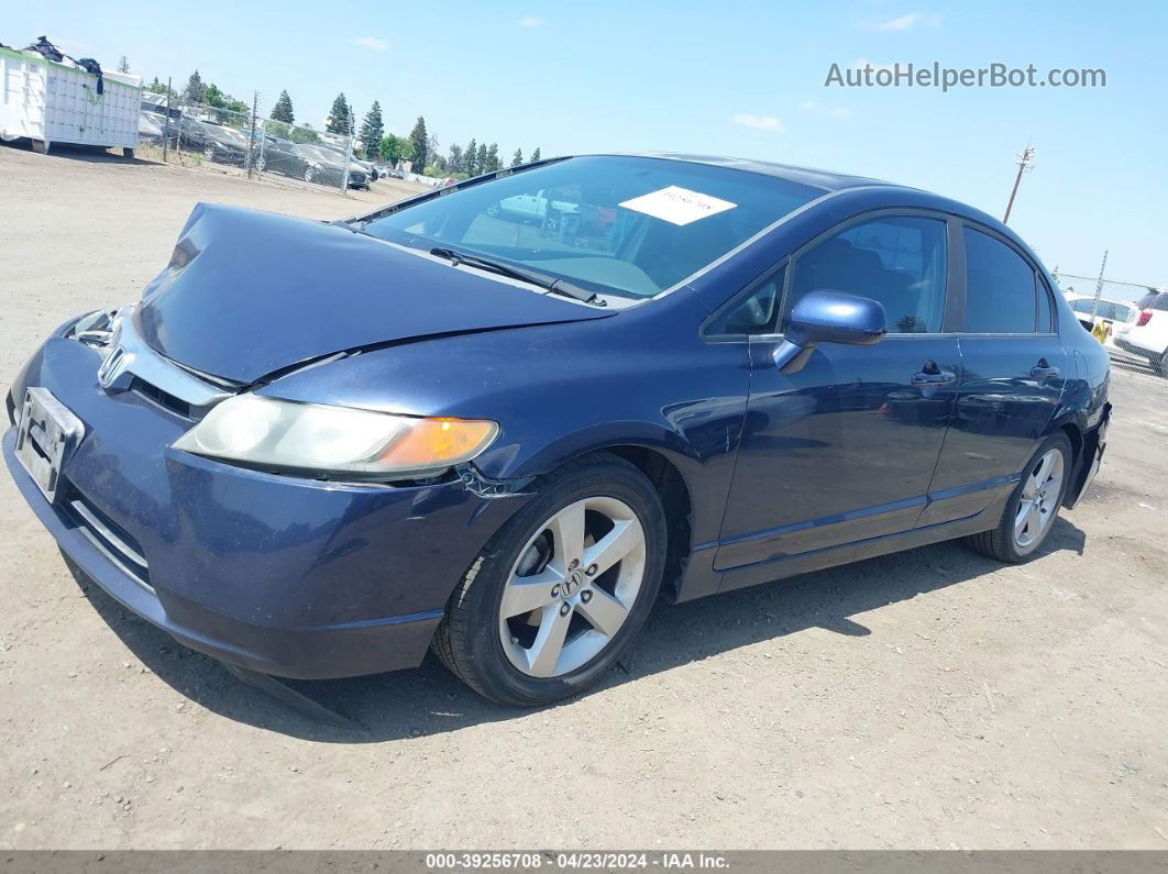 2008 Honda Civic Ex Blue vin: 1HGFA16838L012892