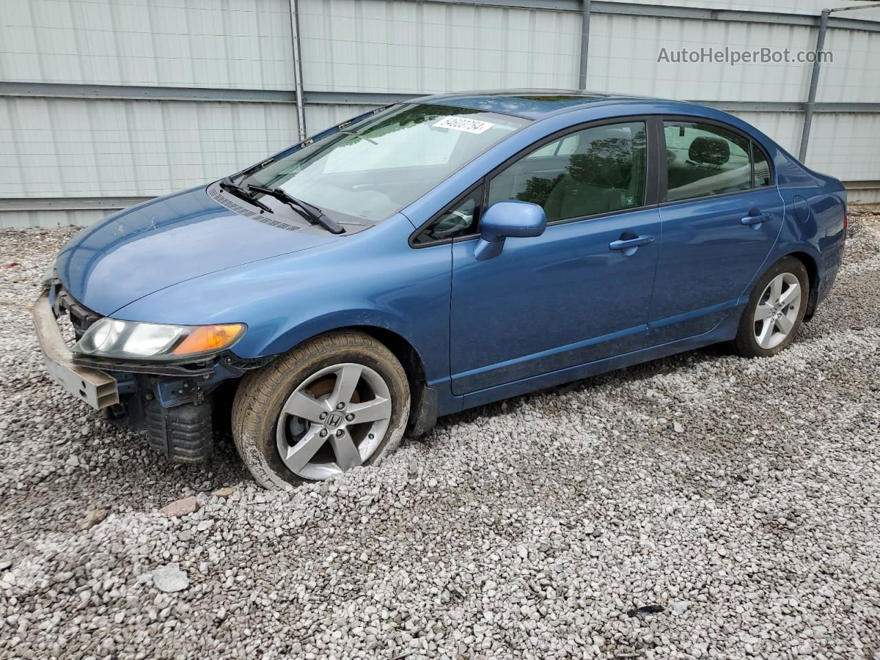 2008 Honda Civic Ex Blue vin: 1HGFA16838L037663