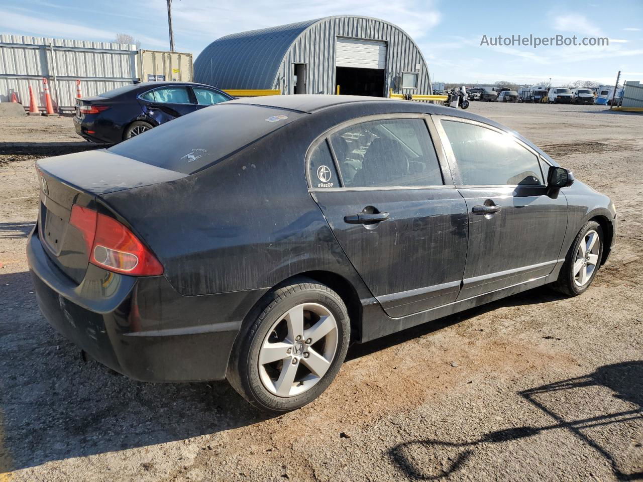 2008 Honda Civic Ex Black vin: 1HGFA16838L093523