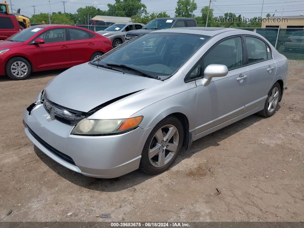 2008 Honda Civic Ex Silver vin: 1HGFA16848L036361