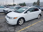 2008 Honda Civic Ex White vin: 1HGFA16848L058733