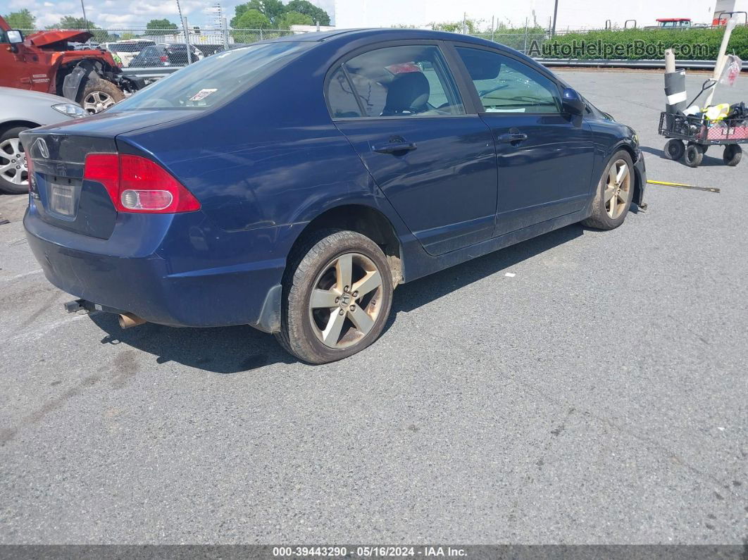 2008 Honda Civic Ex Blue vin: 1HGFA16848L104979