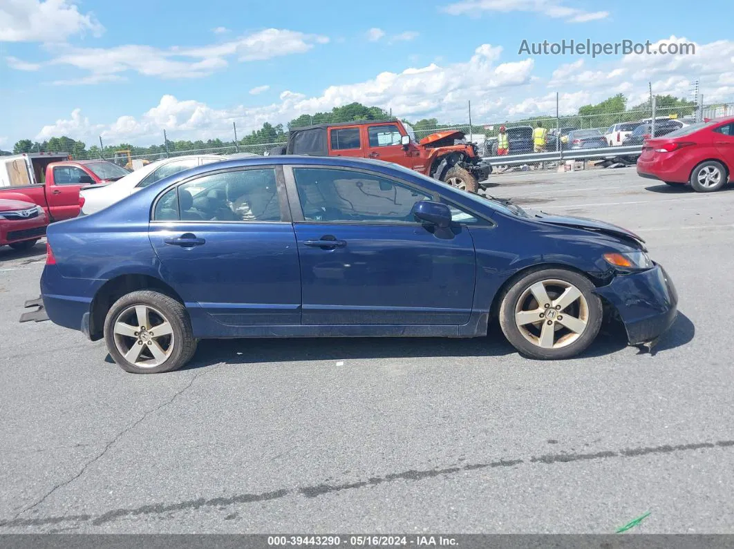 2008 Honda Civic Ex Blue vin: 1HGFA16848L104979