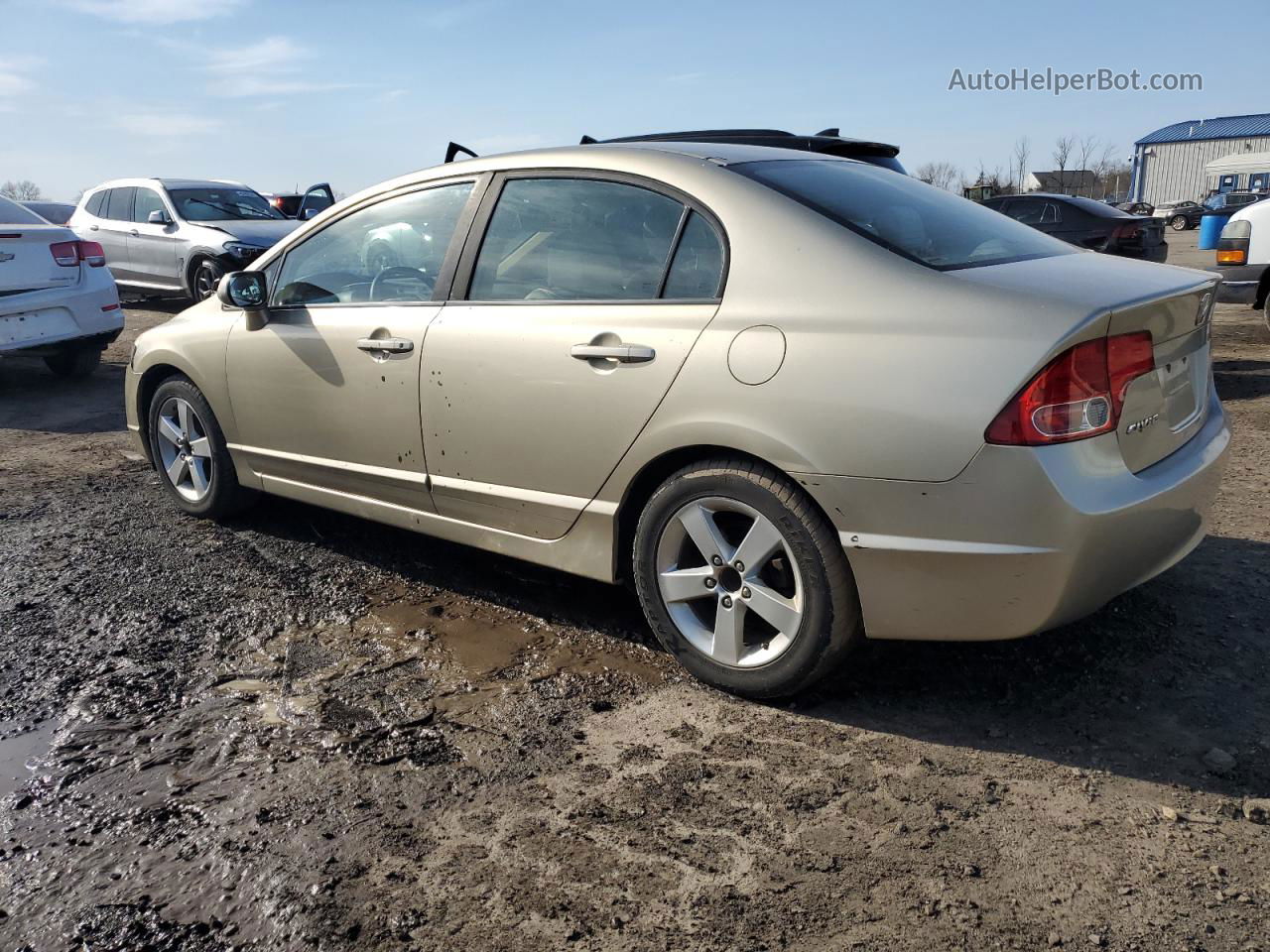 2008 Honda Civic Ex Золотой vin: 1HGFA16868L020808