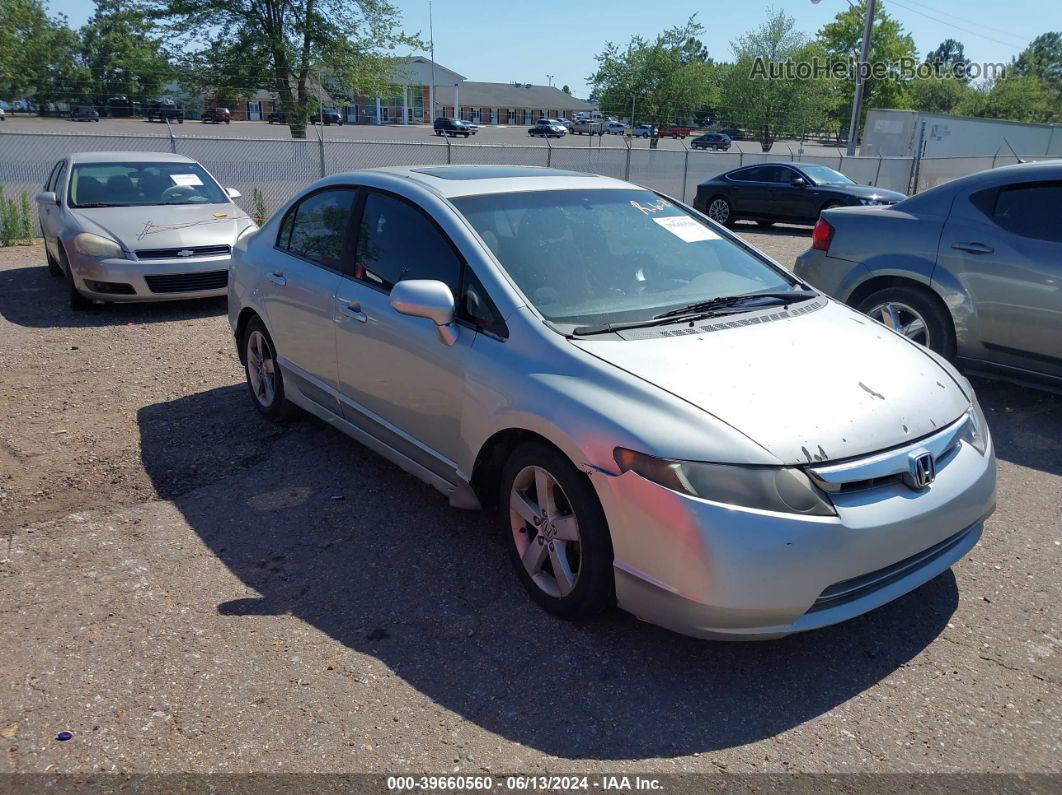 2008 Honda Civic Ex Серебряный vin: 1HGFA16868L027547