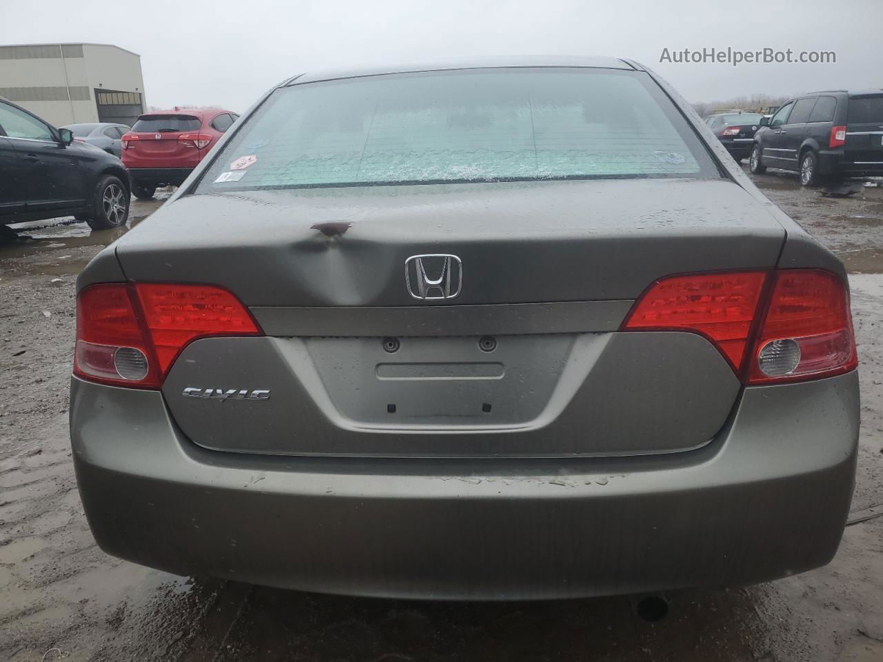 2008 Honda Civic Ex Gray vin: 1HGFA16868L097548