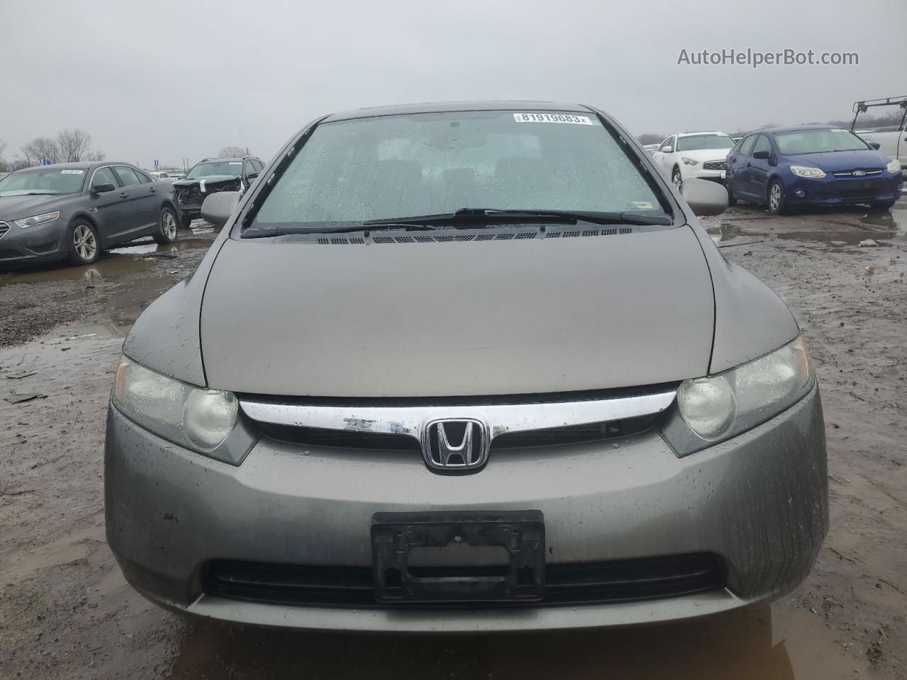 2008 Honda Civic Ex Gray vin: 1HGFA16868L097548