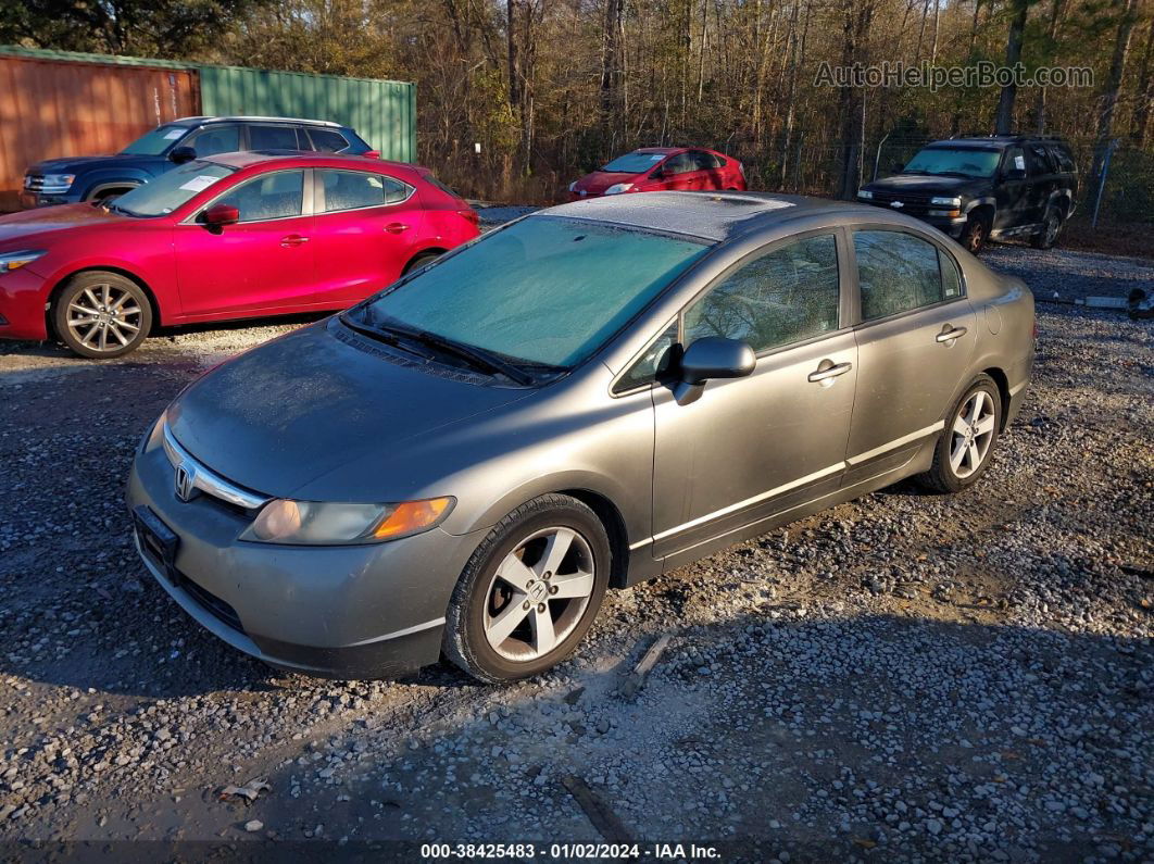 2006 Honda Civic Ex Gray vin: 1HGFA16876L013136