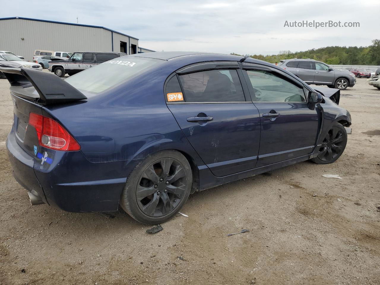 2006 Honda Civic Ex Синий vin: 1HGFA16876L134443