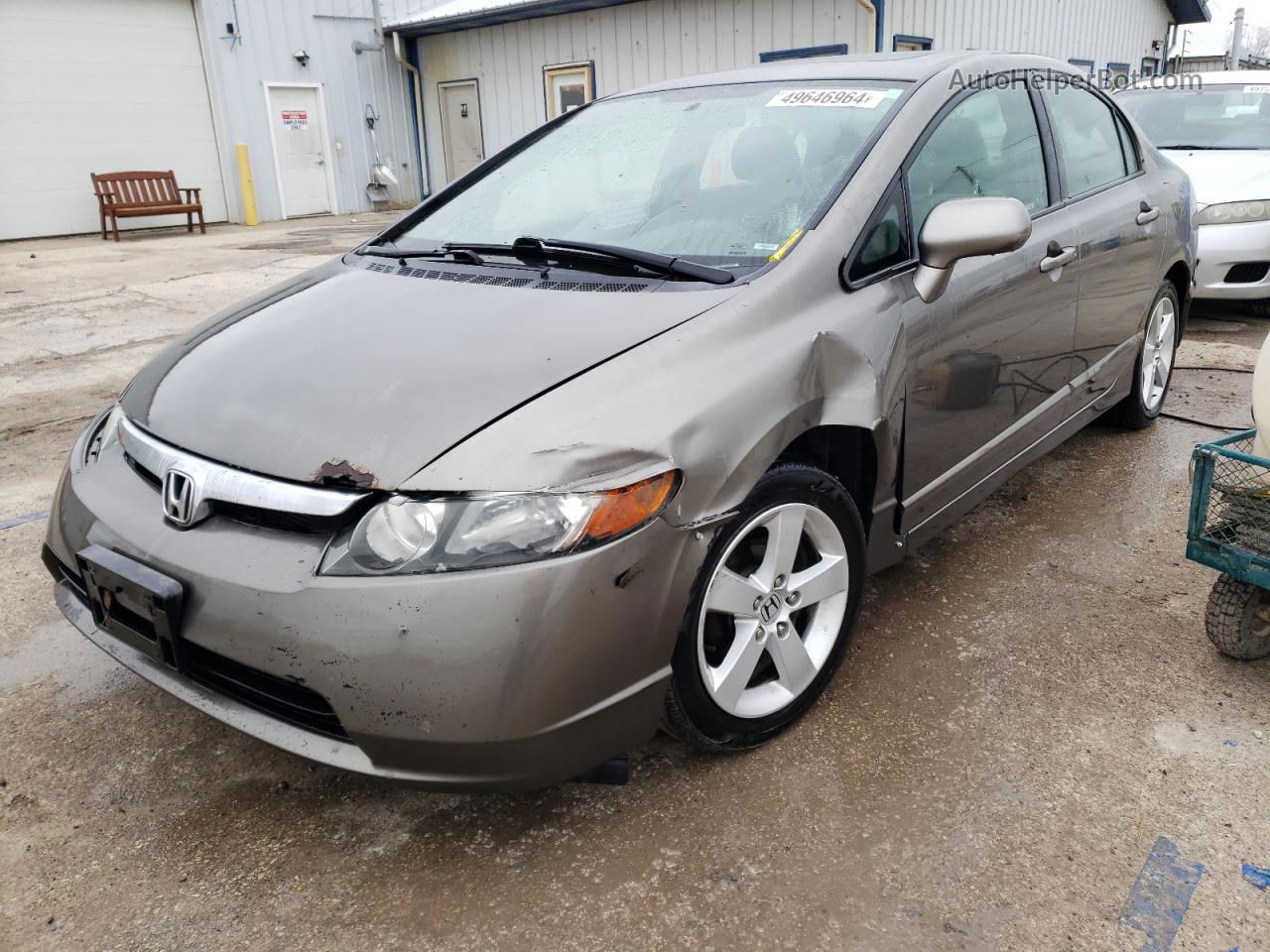 2006 Honda Civic Ex Gray vin: 1HGFA16876L146396