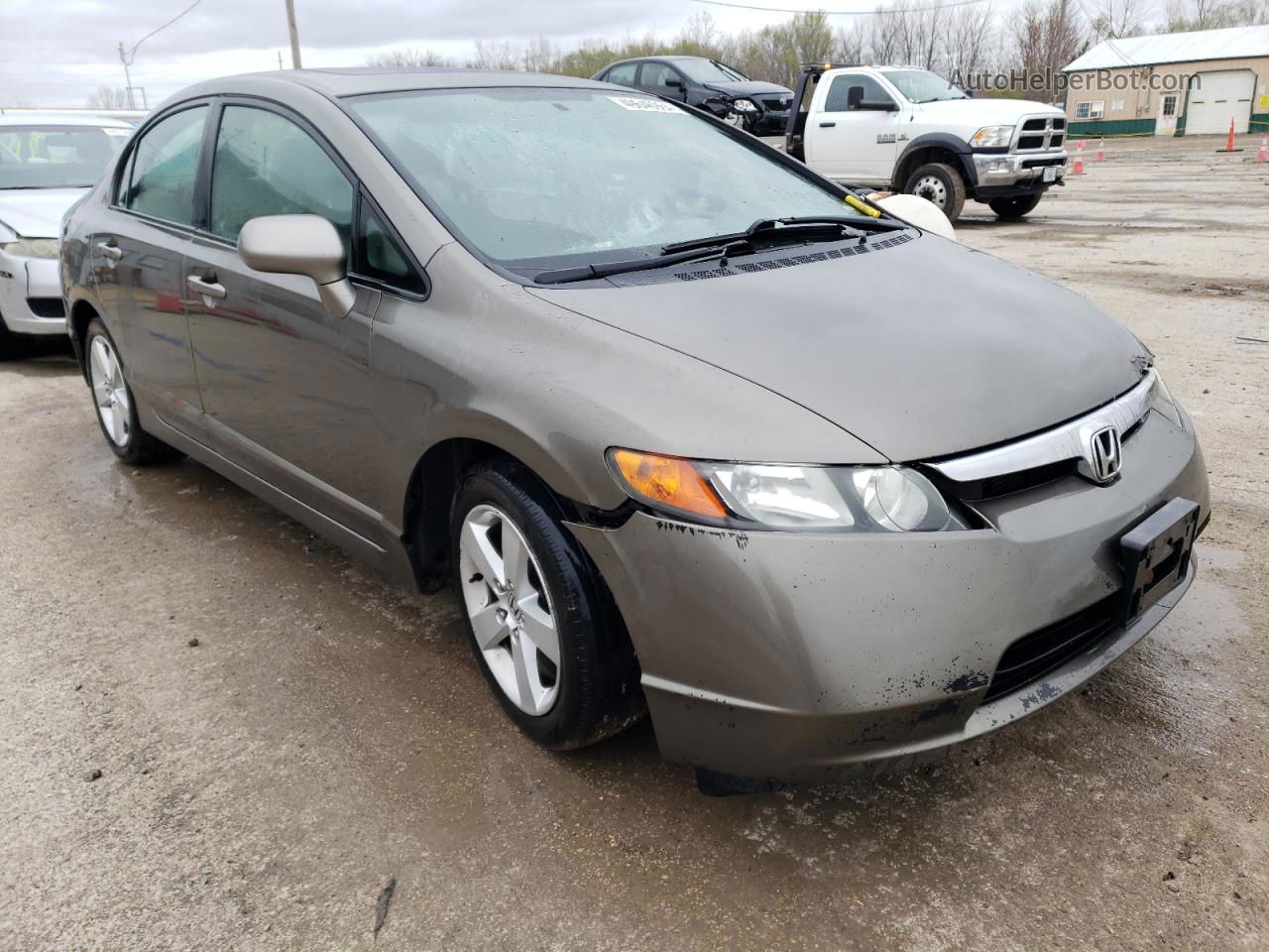 2006 Honda Civic Ex Gray vin: 1HGFA16876L146396