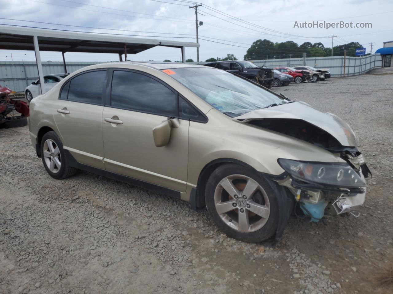 2008 Honda Civic Ex Золотой vin: 1HGFA16878L036841