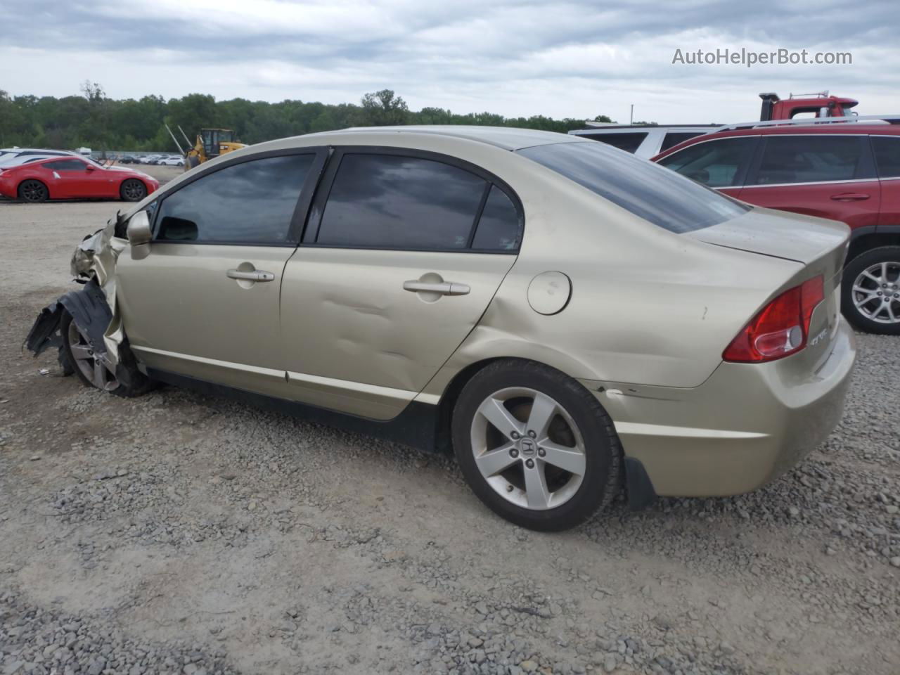 2008 Honda Civic Ex Золотой vin: 1HGFA16878L036841