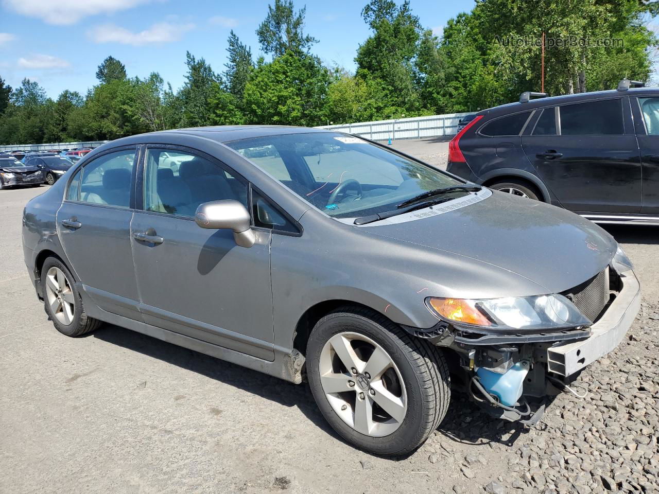 2008 Honda Civic Ex Gray vin: 1HGFA16878L038136