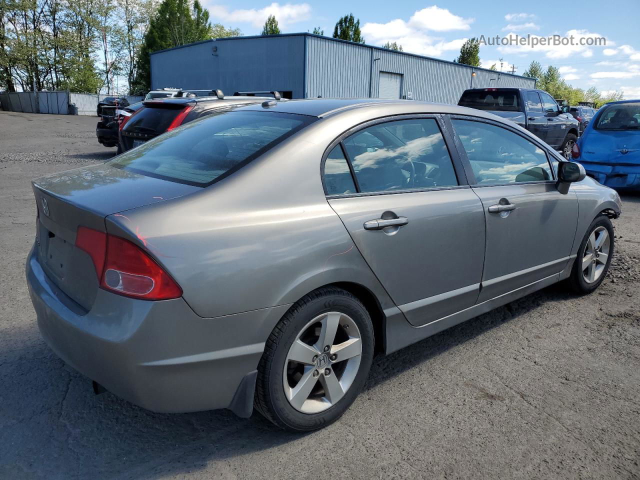 2008 Honda Civic Ex Gray vin: 1HGFA16878L038136