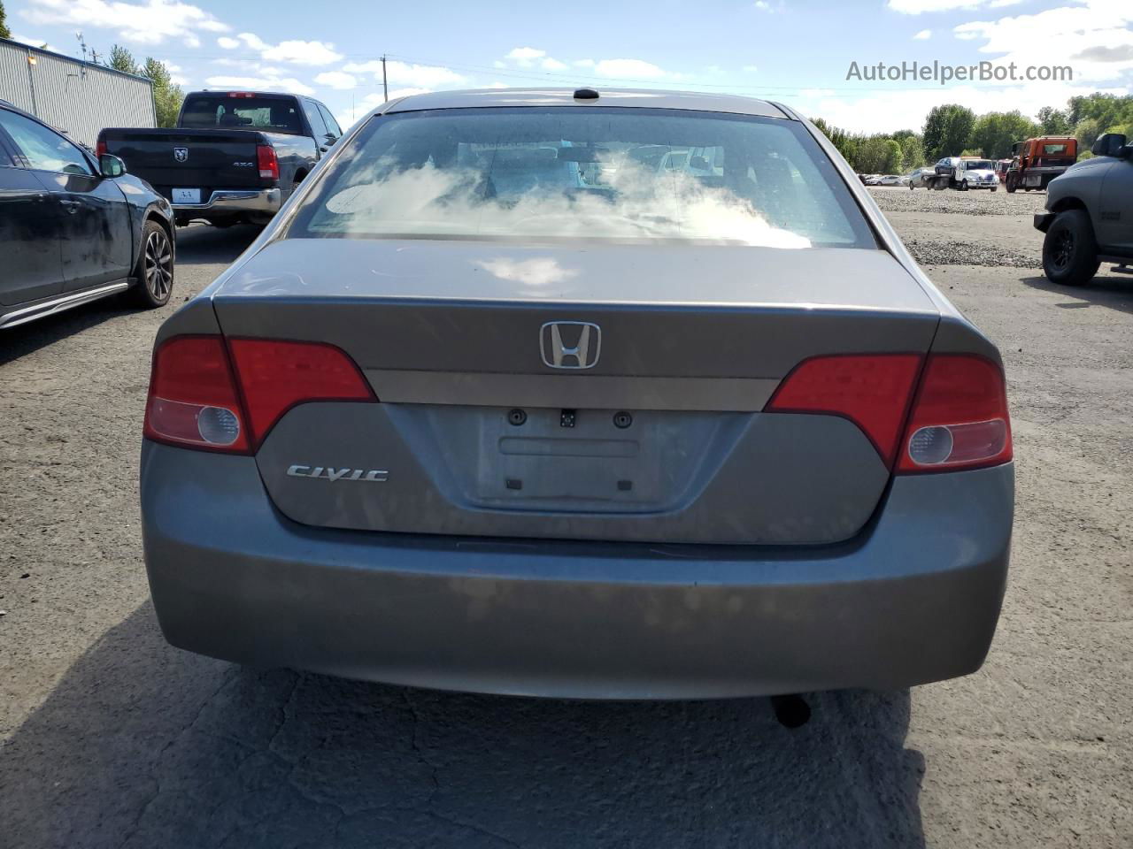 2008 Honda Civic Ex Gray vin: 1HGFA16878L038136