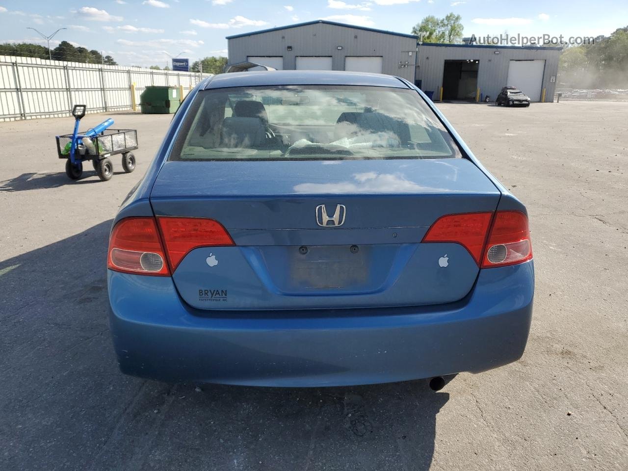 2006 Honda Civic Ex Синий vin: 1HGFA16886L135729