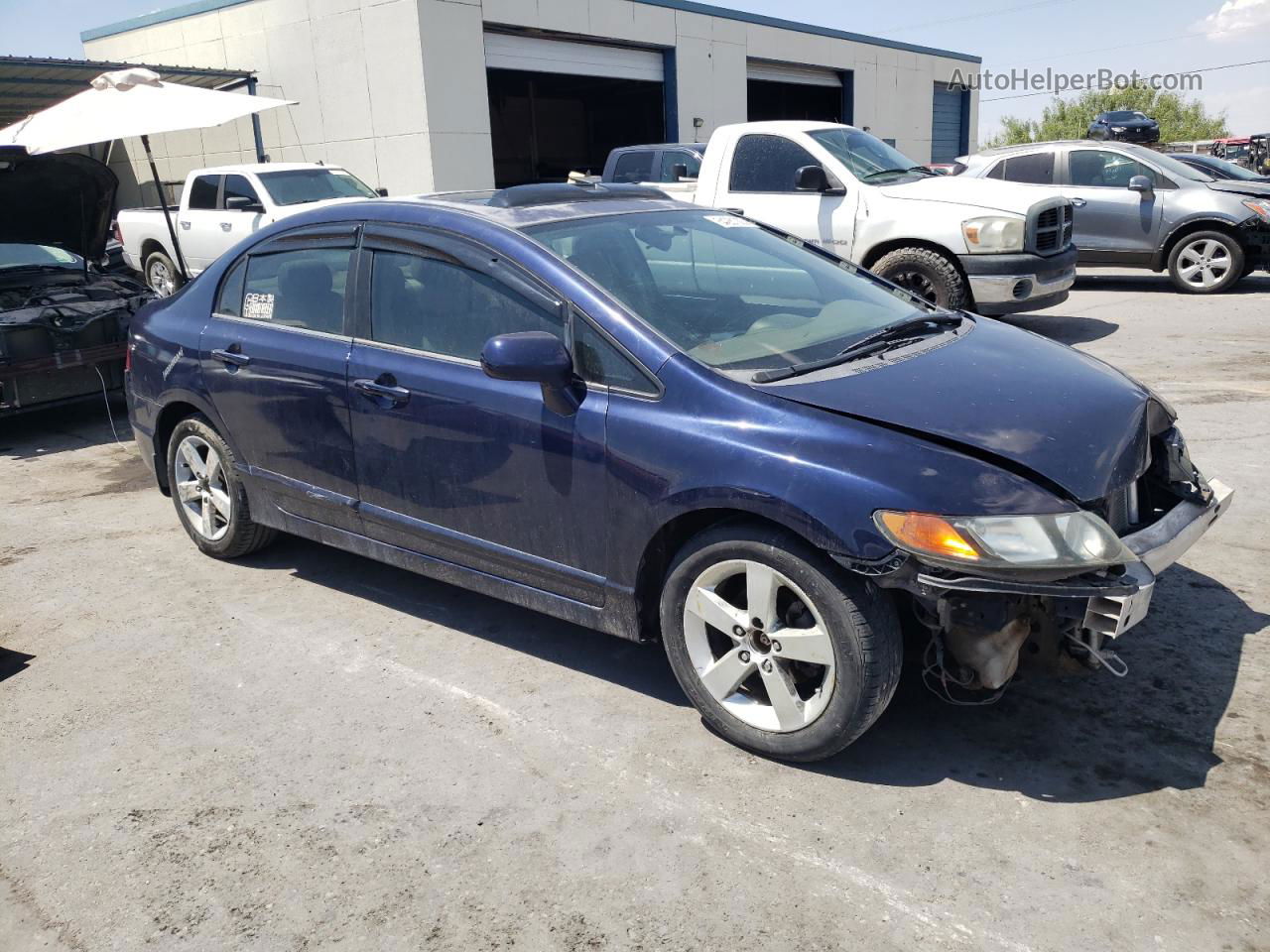 2006 Honda Civic Ex Blue vin: 1HGFA16886L153230