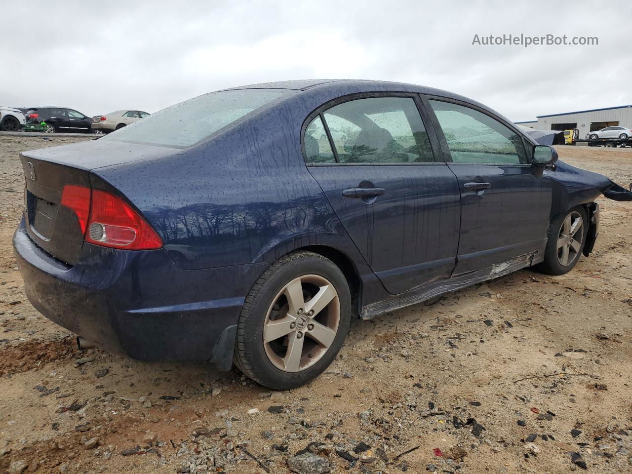 2008 Honda Civic Ex Blue vin: 1HGFA16888L025606