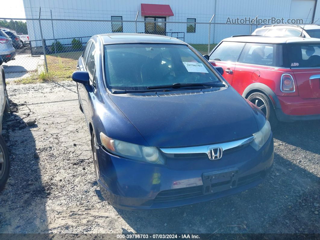 2008 Honda Civic Ex Dark Blue vin: 1HGFA16888L055074