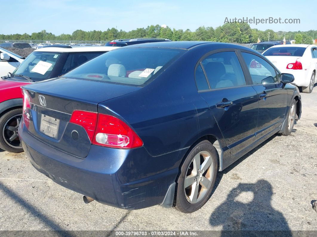 2008 Honda Civic Ex Dark Blue vin: 1HGFA16888L055074