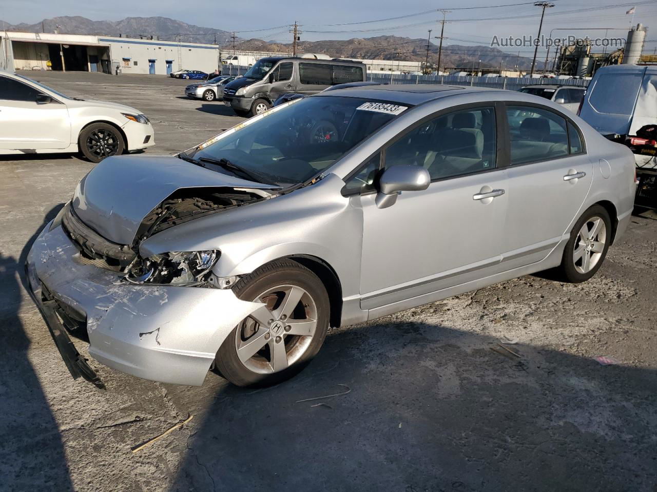 2008 Honda Civic Ex Silver vin: 1HGFA16888L083277