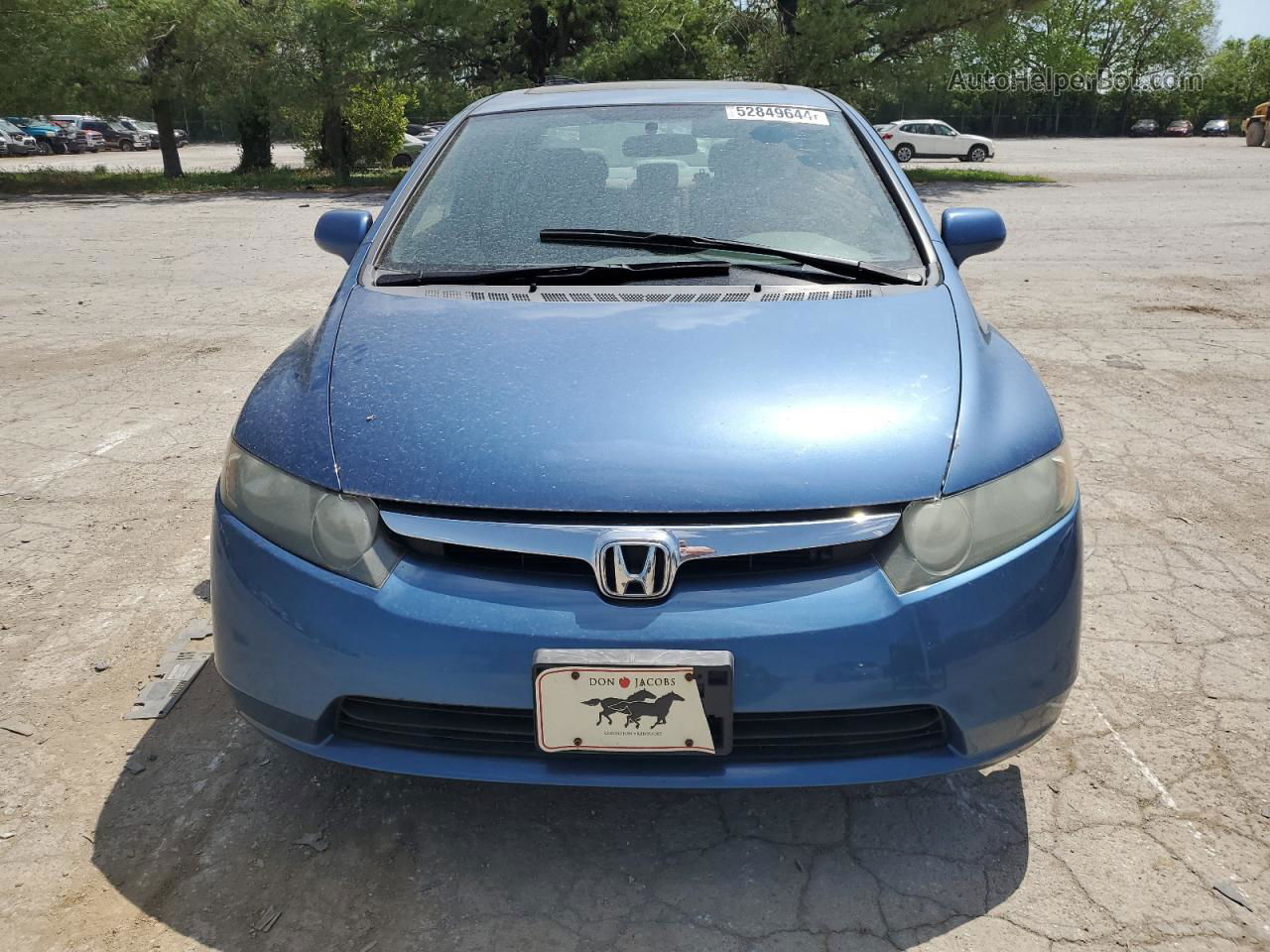 2008 Honda Civic Ex Blue vin: 1HGFA16888L085806