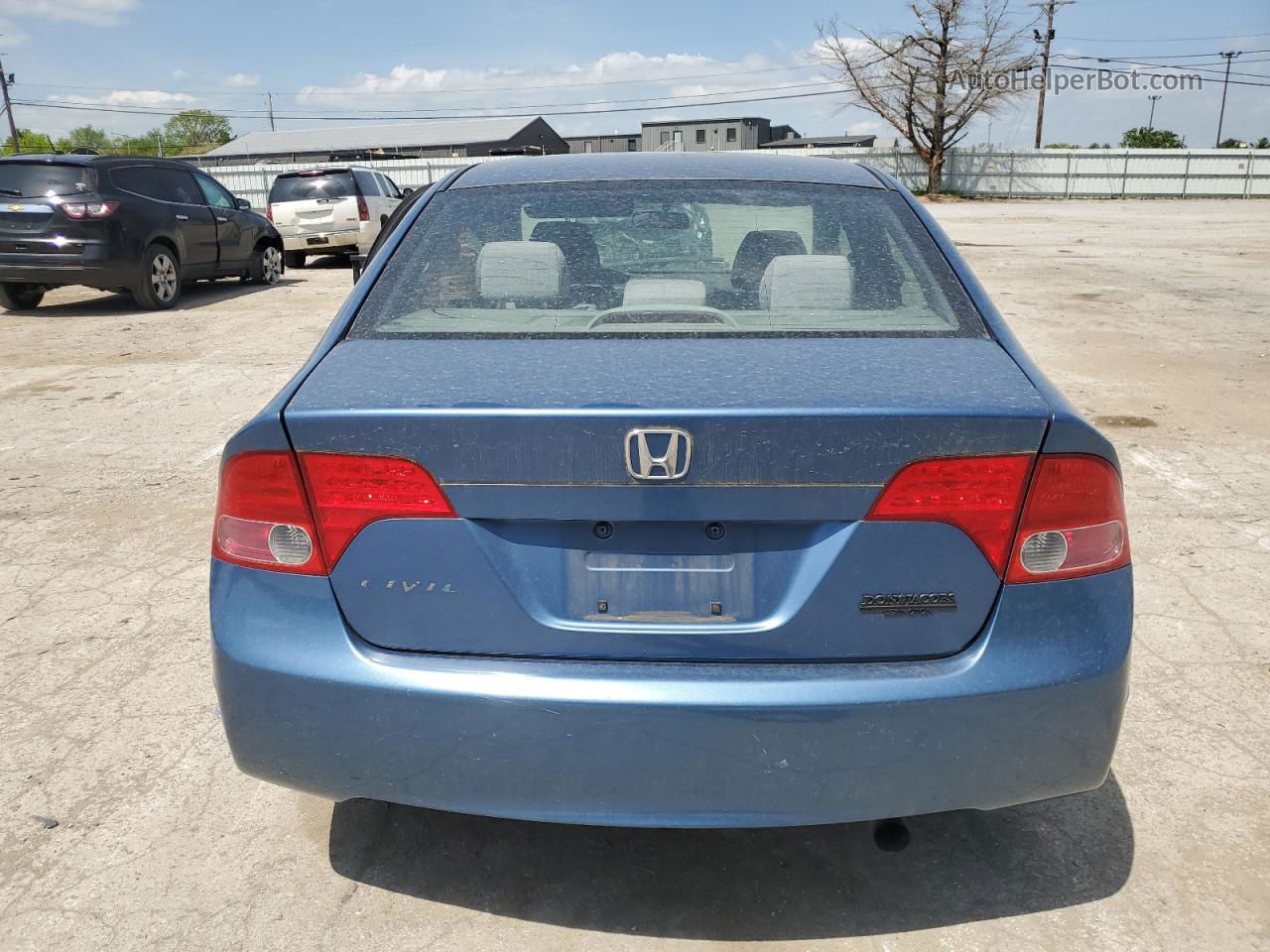 2008 Honda Civic Ex Blue vin: 1HGFA16888L085806
