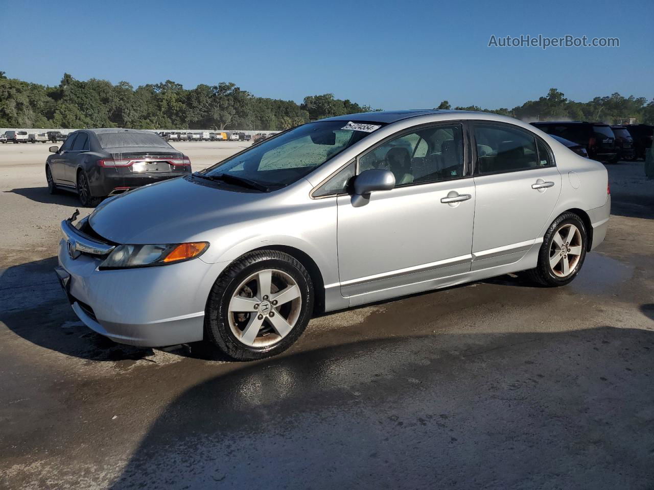 2006 Honda Civic Ex Silver vin: 1HGFA16896L136405