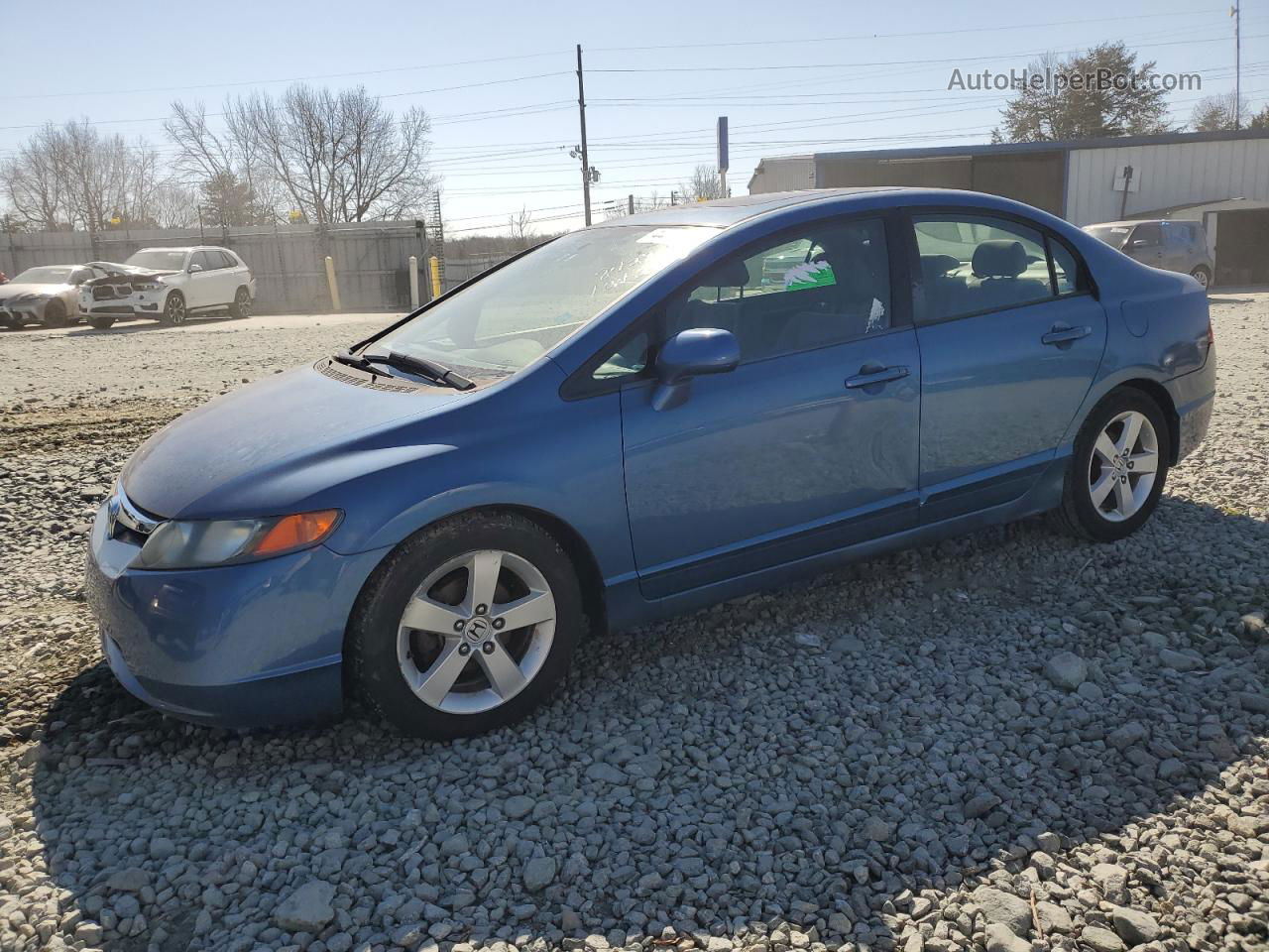 2006 Honda Civic Ex Blue vin: 1HGFA16896L138428