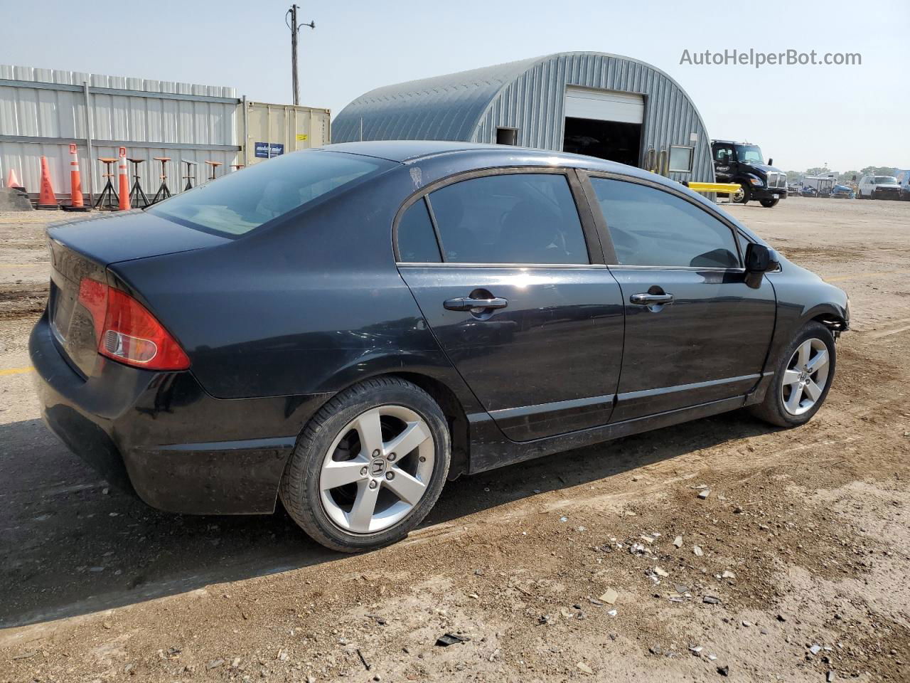 2008 Honda Civic Ex Black vin: 1HGFA16898L011293