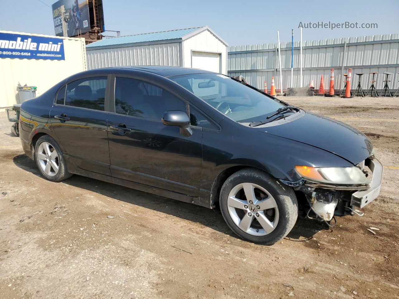 2008 Honda Civic Ex Black vin: 1HGFA16898L011293