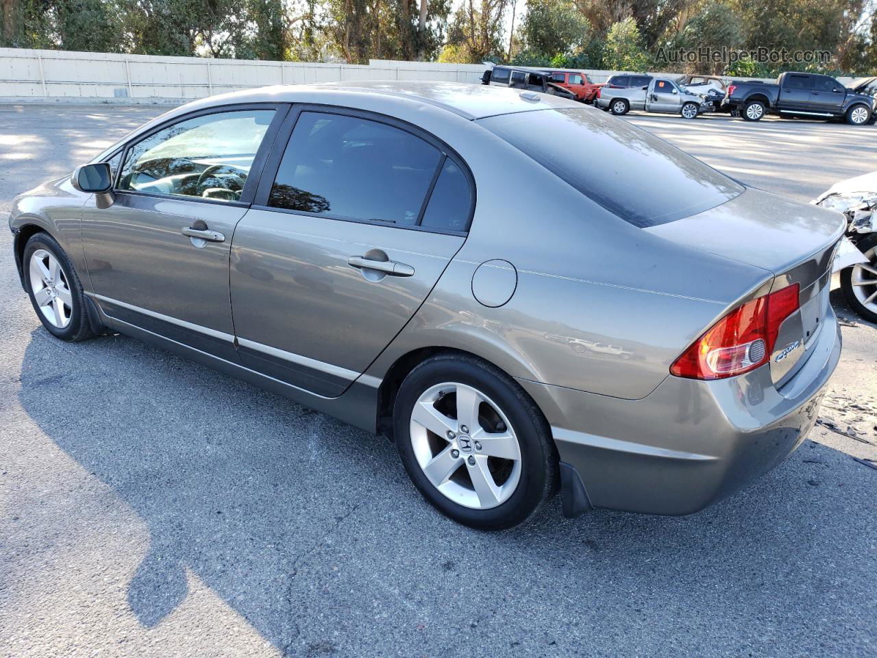 2008 Honda Civic Ex Gray vin: 1HGFA16898L061532