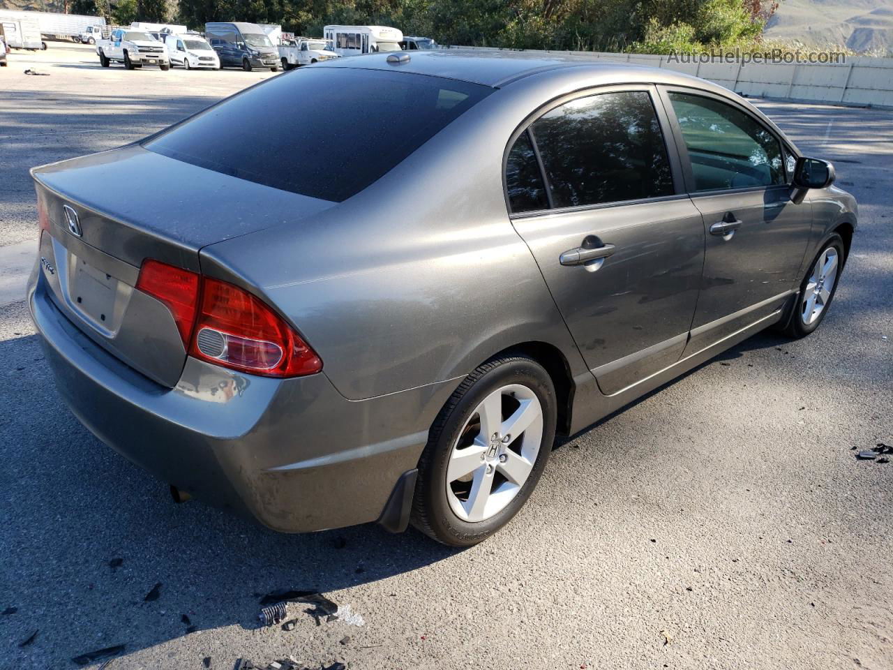 2008 Honda Civic Ex Gray vin: 1HGFA16898L061532