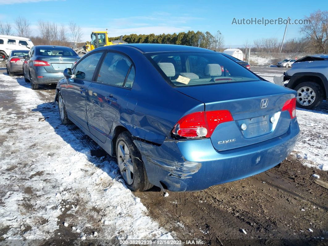 2008 Honda Civic Ex Blue vin: 1HGFA16898L071154