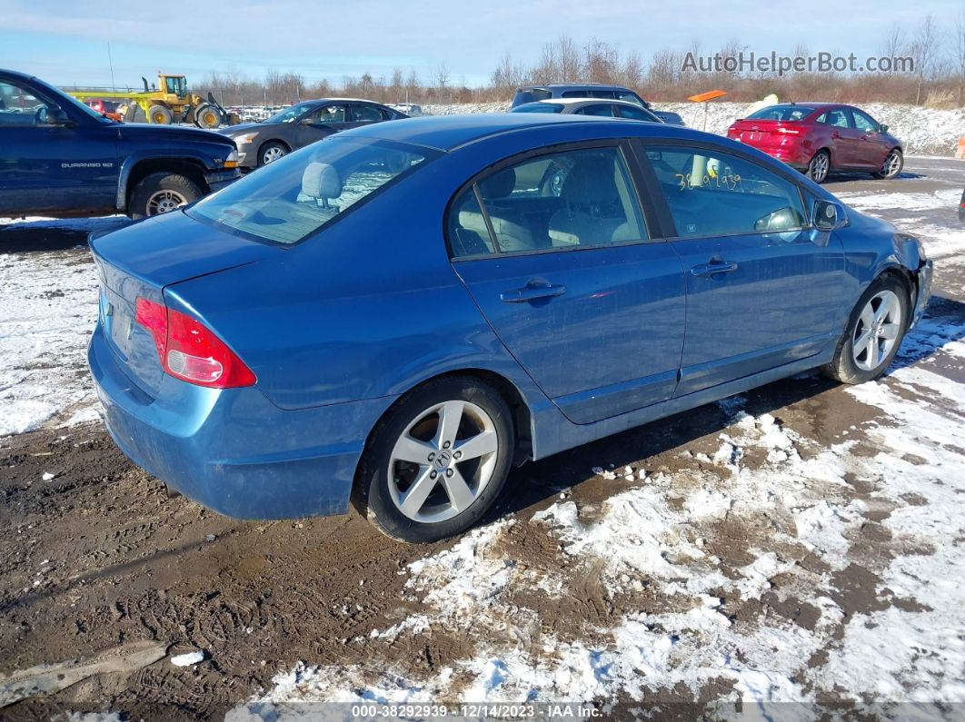 2008 Honda Civic Ex Blue vin: 1HGFA16898L071154