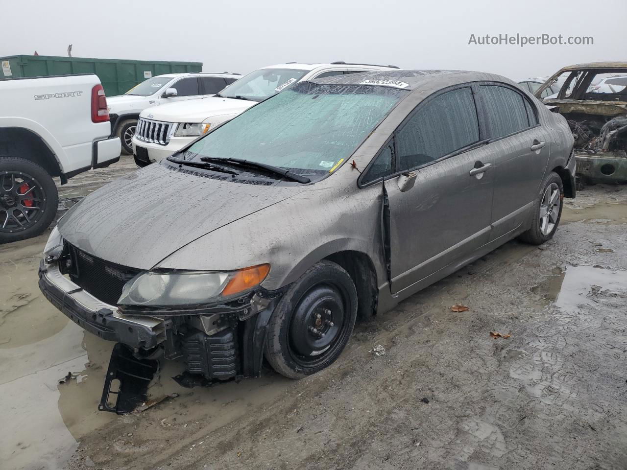 2006 Honda Civic Ex Gray vin: 1HGFA168X6L105258