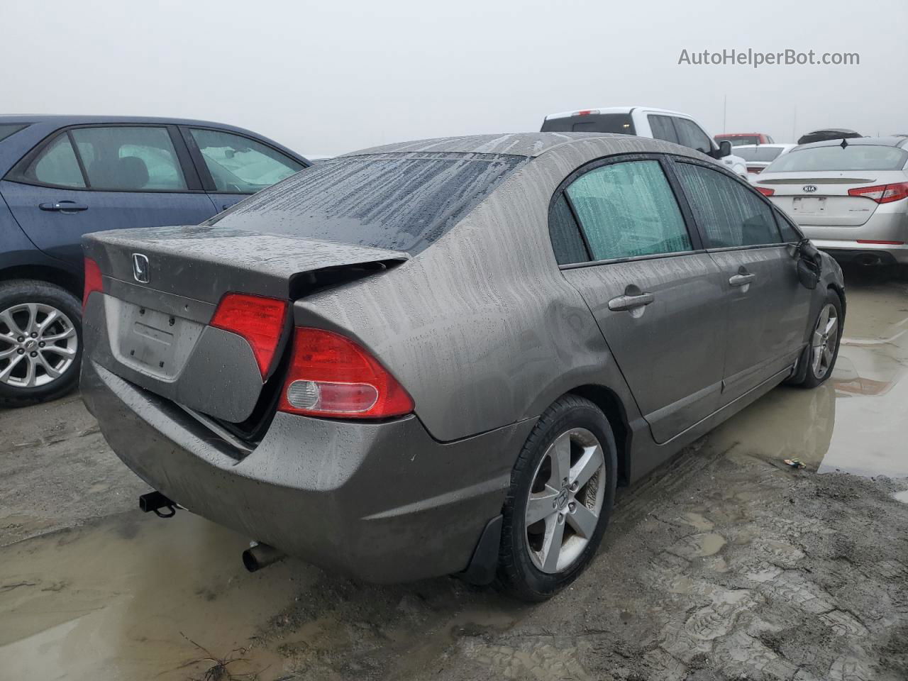 2006 Honda Civic Ex Gray vin: 1HGFA168X6L105258