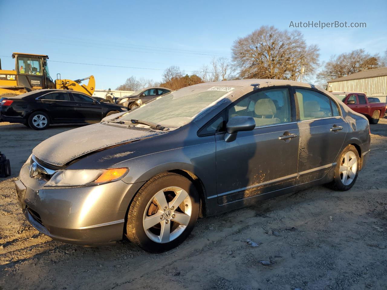 2006 Honda Civic Ex Gray vin: 1HGFA168X6L115062