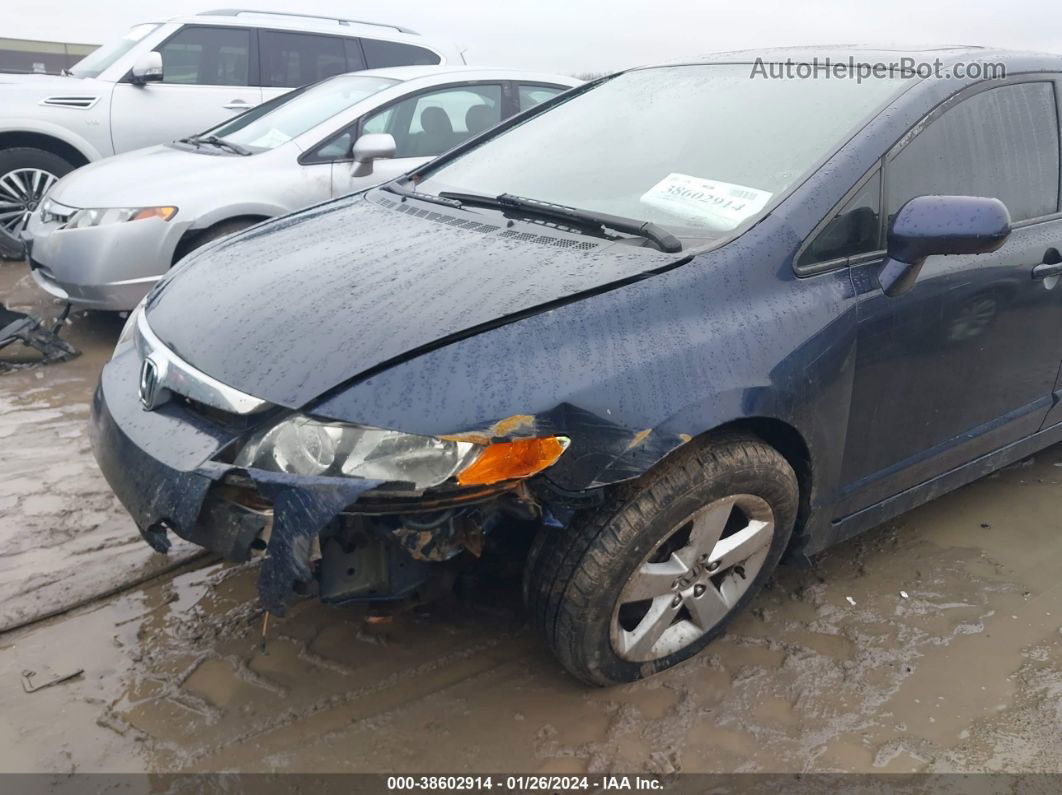 2008 Honda Civic Ex Blue vin: 1HGFA168X8L033450