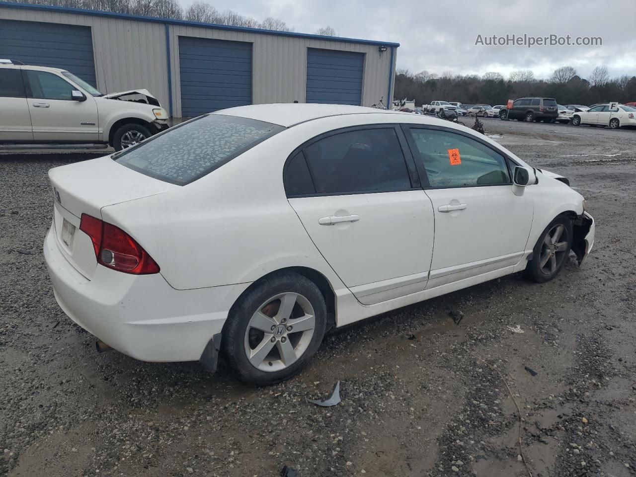 2008 Honda Civic Ex White vin: 1HGFA168X8L038471