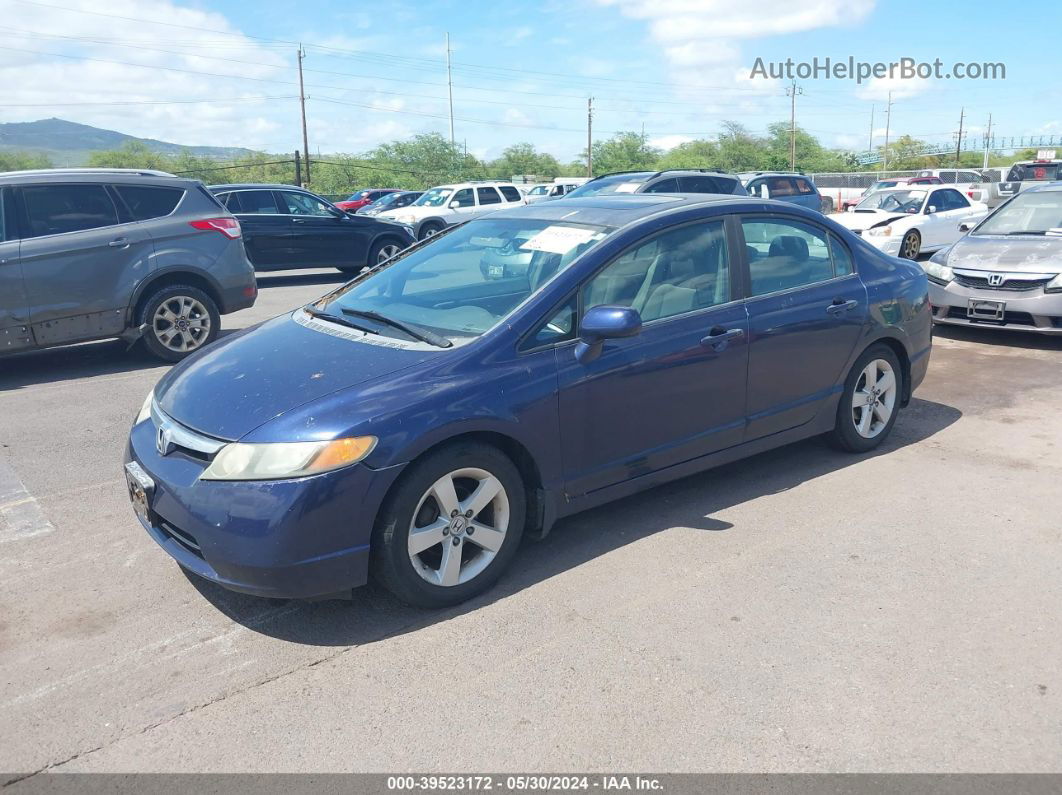 2008 Honda Civic Ex Blue vin: 1HGFA168X8L060342