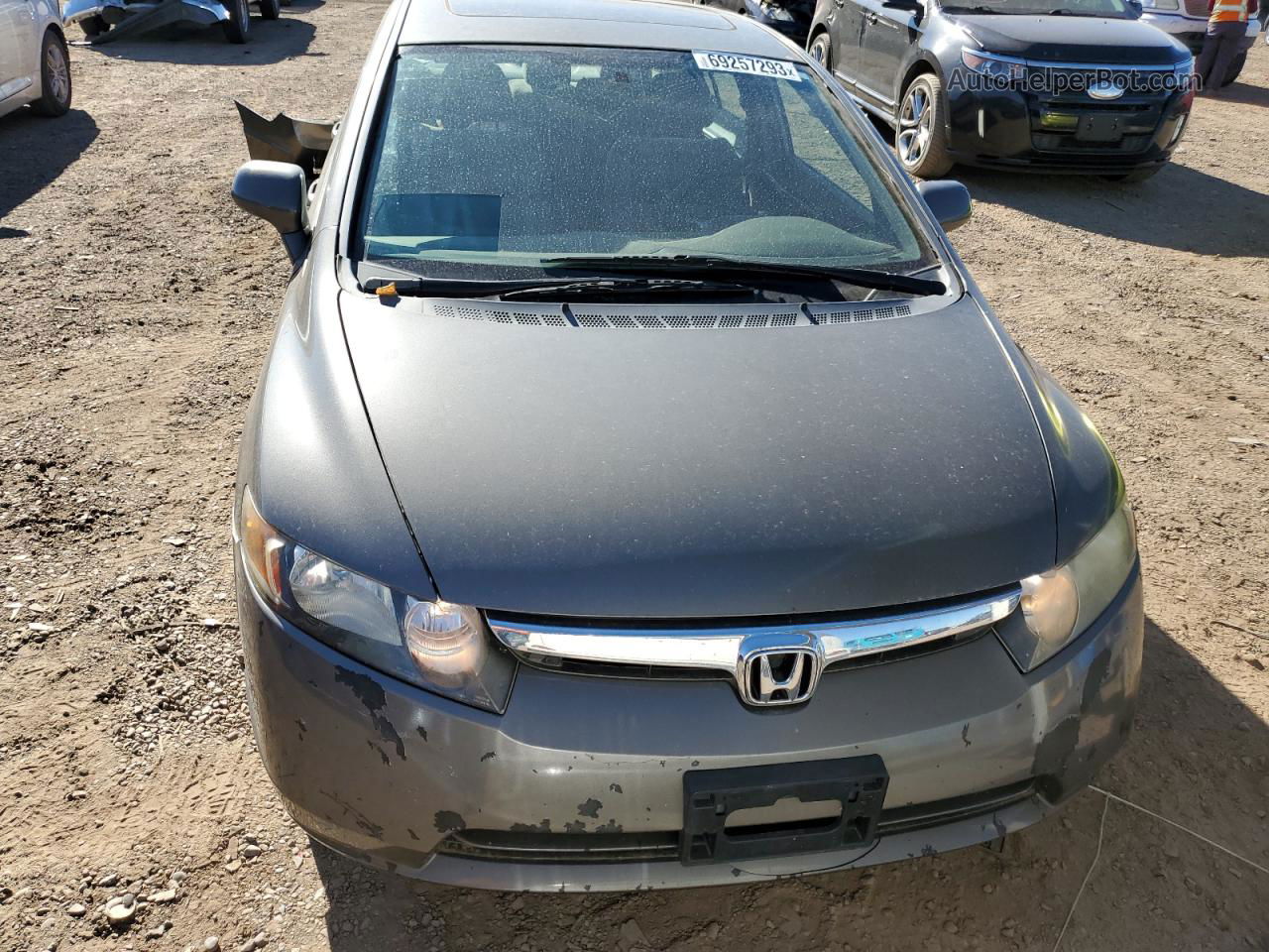 2008 Honda Civic Ex Gray vin: 1HGFA168X8L060650