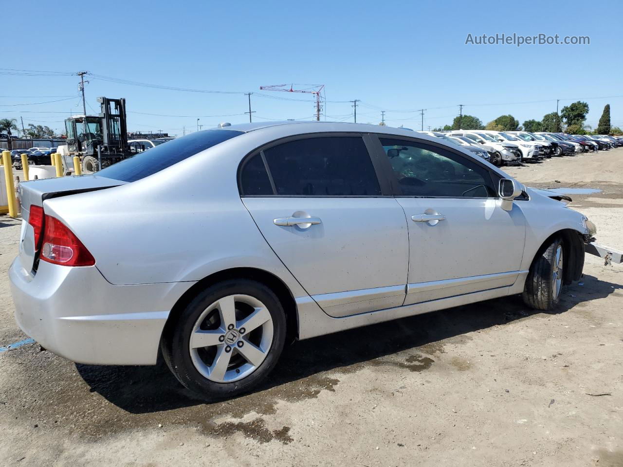 2008 Honda Civic Ex Silver vin: 1HGFA168X8L075004