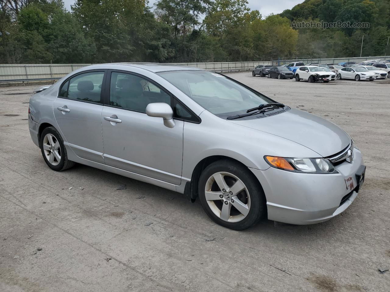 2008 Honda Civic Ex Silver vin: 1HGFA168X8L094748