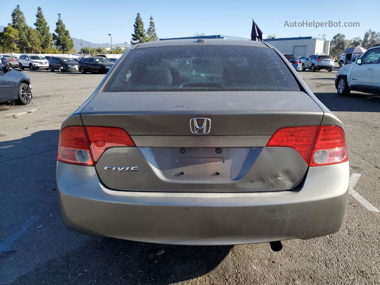 2008 Honda Civic Ex Gray vin: 1HGFA168X8L097052