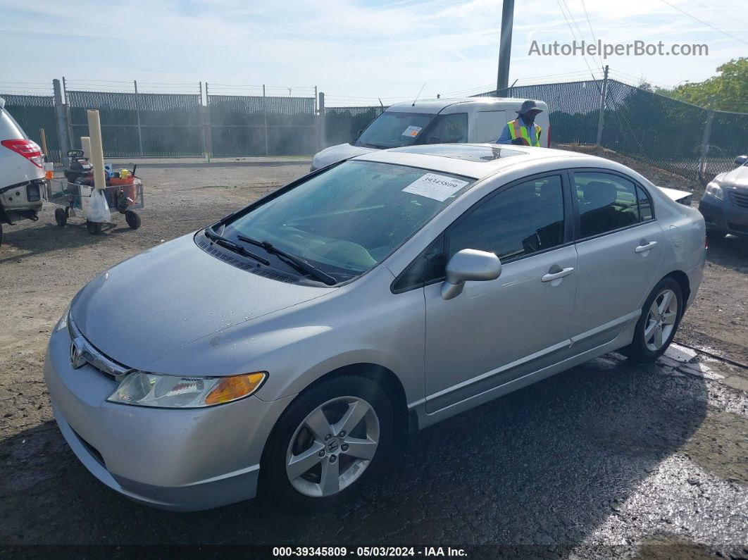 2008 Honda Civic Ex Silver vin: 1HGFA168X8L097827