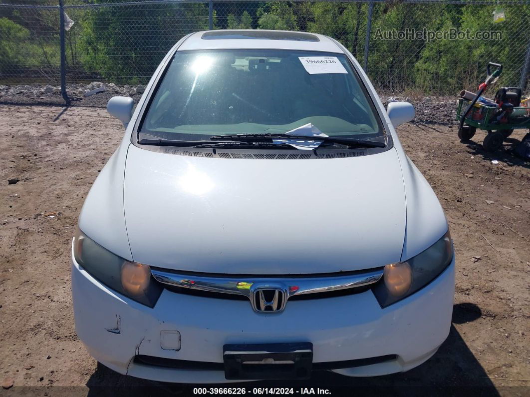 2008 Honda Civic Ex White vin: 1HGFA168X8L098914