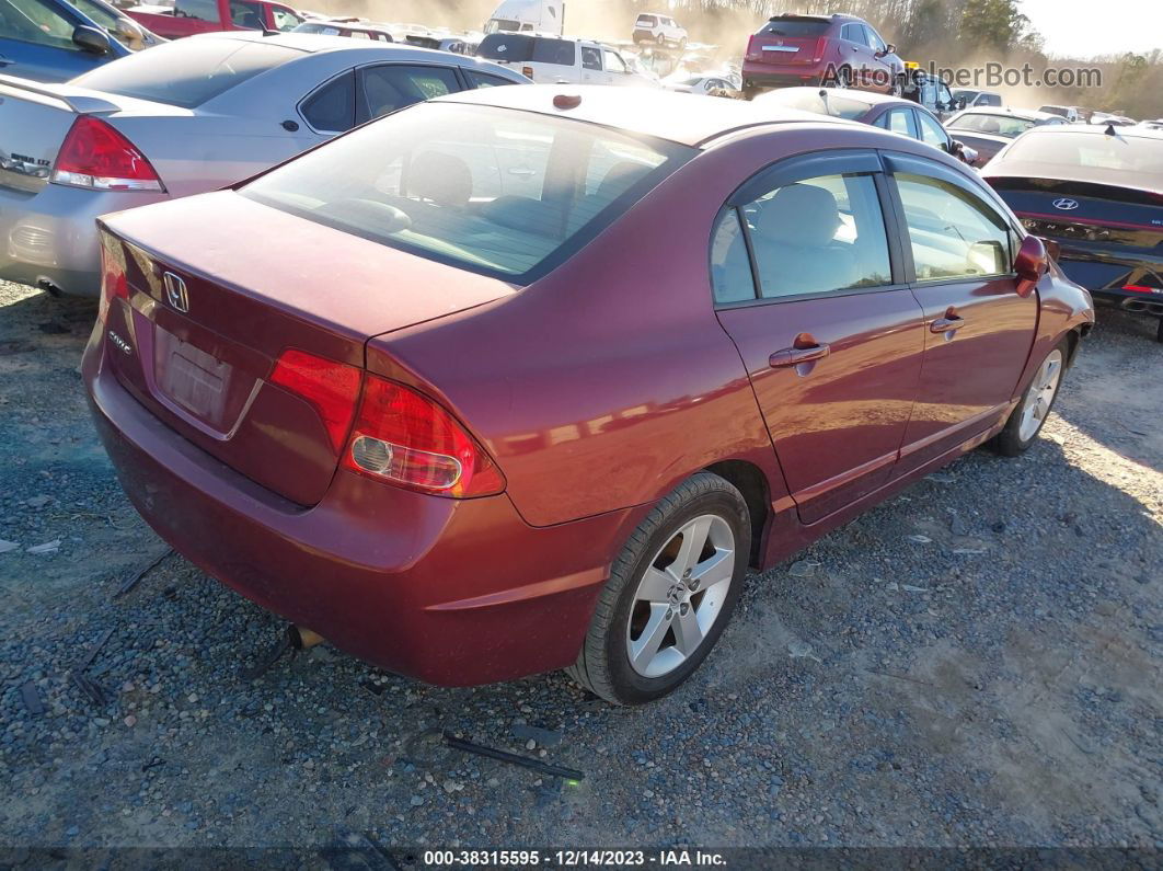 2008 Honda Civic Ex-l Red vin: 1HGFA16918L094436