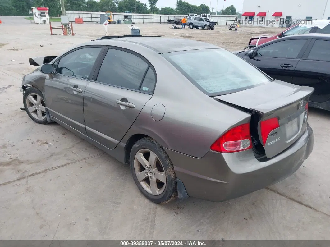 2008 Honda Civic Ex-l Gray vin: 1HGFA16938L042953